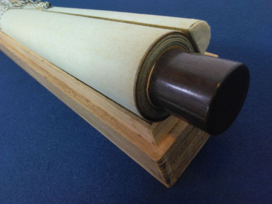 木村武山「月下蝙蝠」コウモリ図　紙本　掛軸