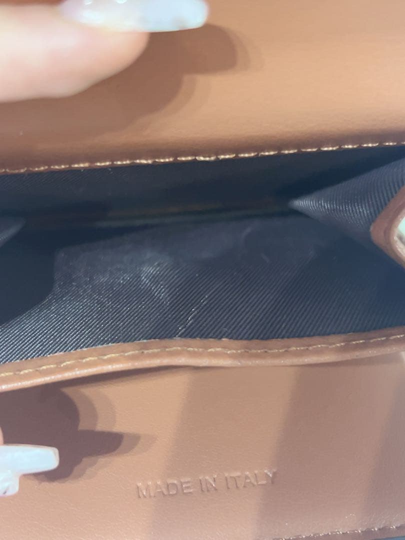 レザー/トリオンフ/スモール/三つ折り財布/ブラウン/ゴールド金具