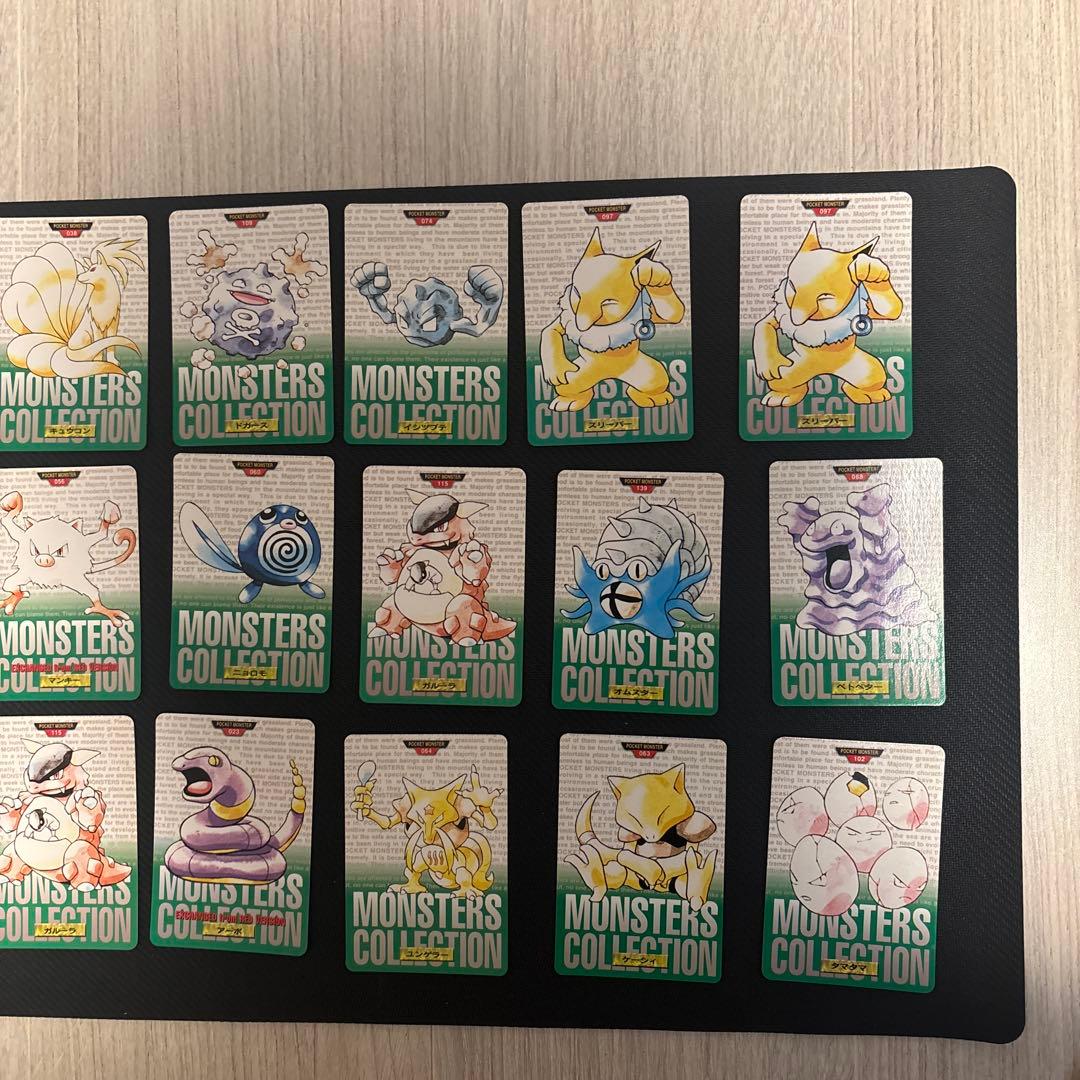 ポケモンカード カードダス 赤版緑版 114枚 カメックスタウンマップ他16枚