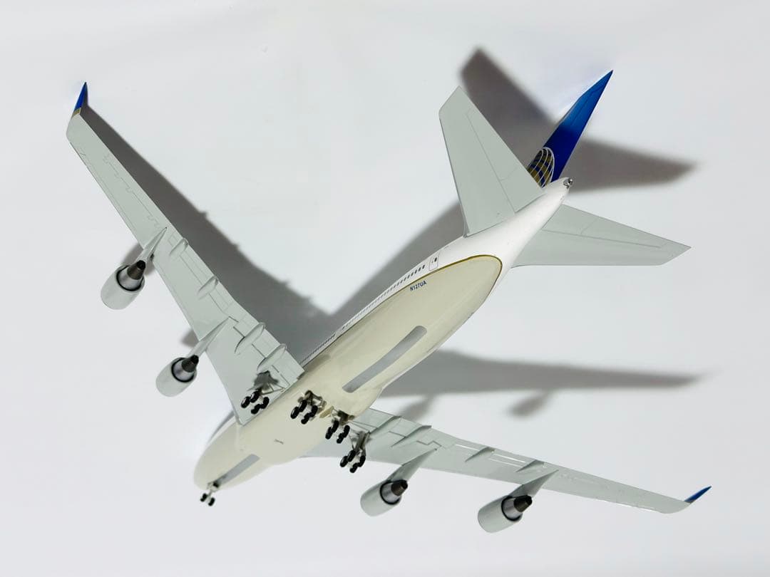 航空機・ヘリコプター Herpa 1/200 United Airlines B747-400