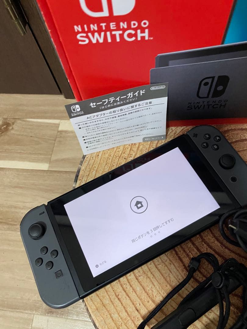 Nintendo Switch ニンテンドースイッチ本体　グレー ⑤
