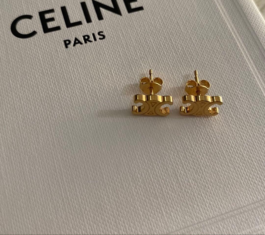 CELINE ゴールド ピアス