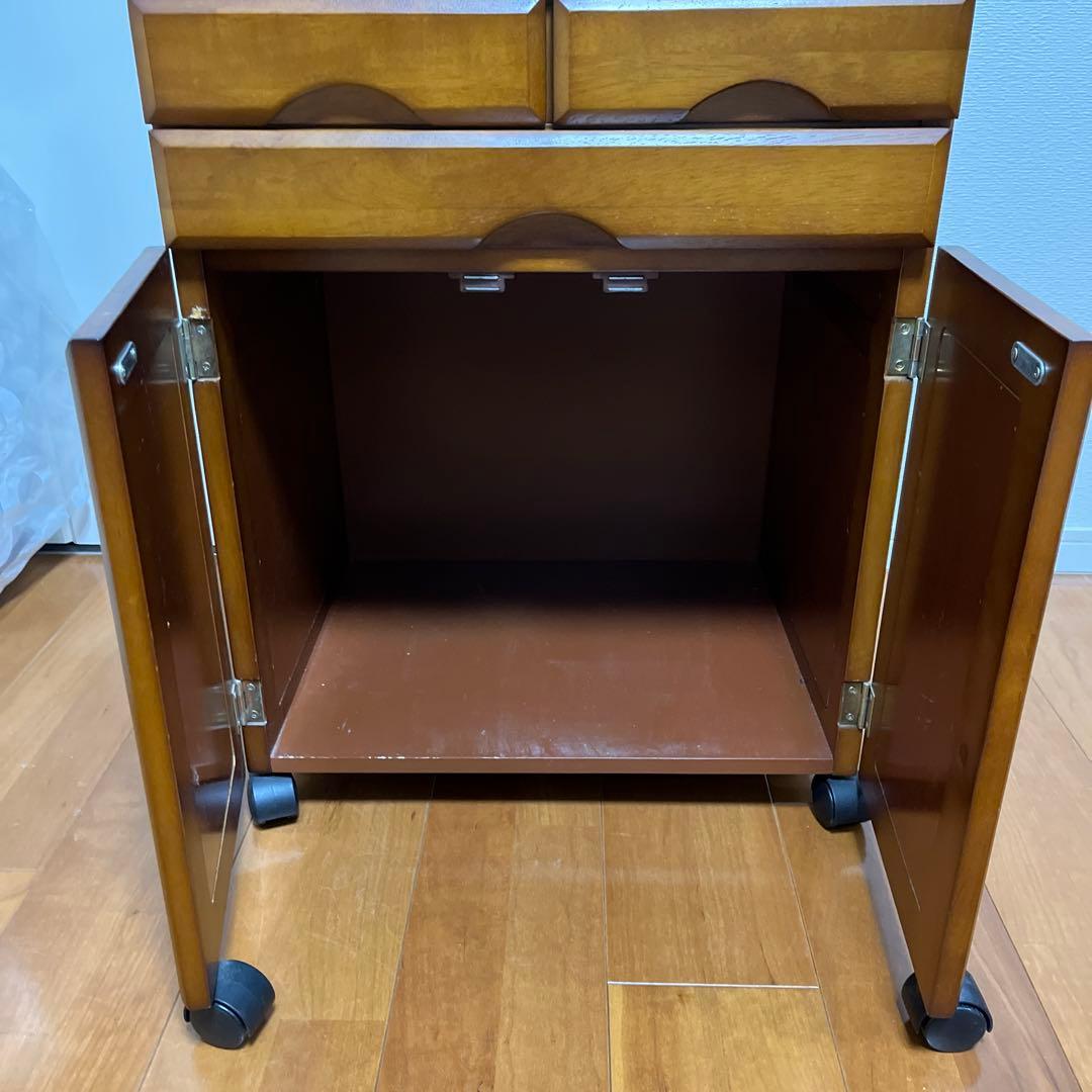 ノートパソコン収納付きプリンター、ファックス台