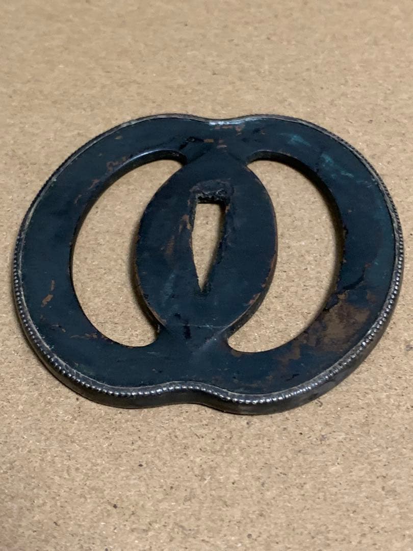 T*a様 《アンティーク・希少レア！！》《送料無料》⭐︎ 銀入り 武蔵鍔 つば