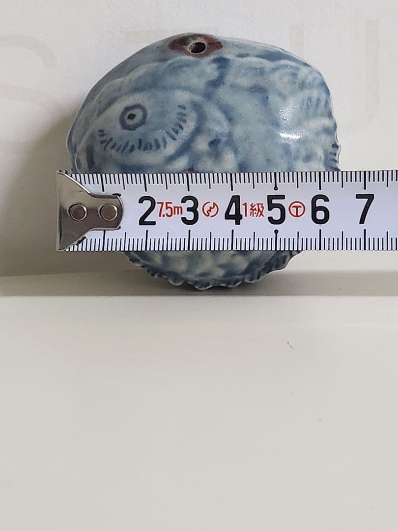 李朝　白磁青彩　水滴　中国　筆置　骨董　白磁　鉄絵　魚形硯滴　現代美術