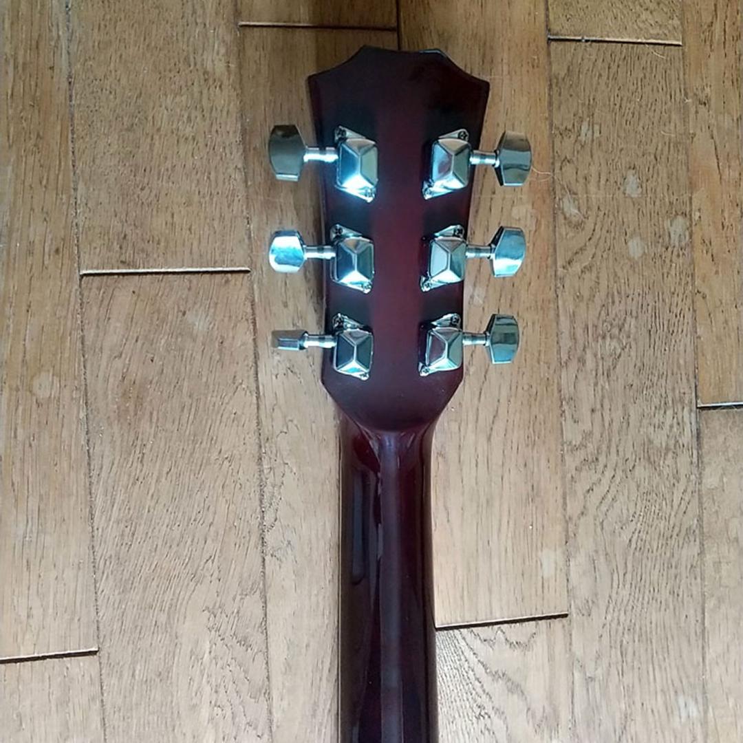 アコースティックギター　薄型ボディ サンバースト