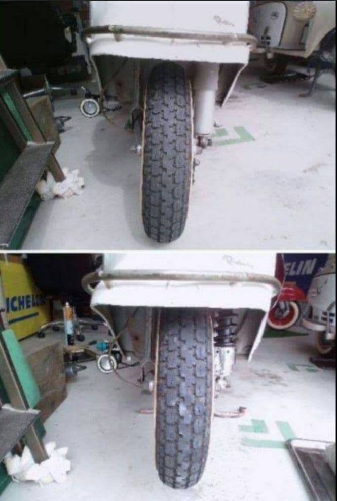 富士重工 ラビットスクーター S301用 ローダウンサス 前後セット ⑥