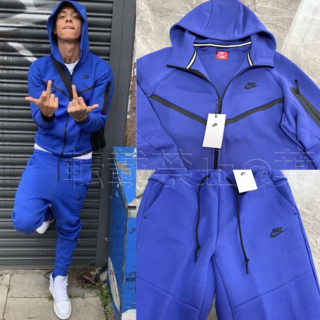 NIKE テックフリース 紫 セットアップM central cee着用 正規品