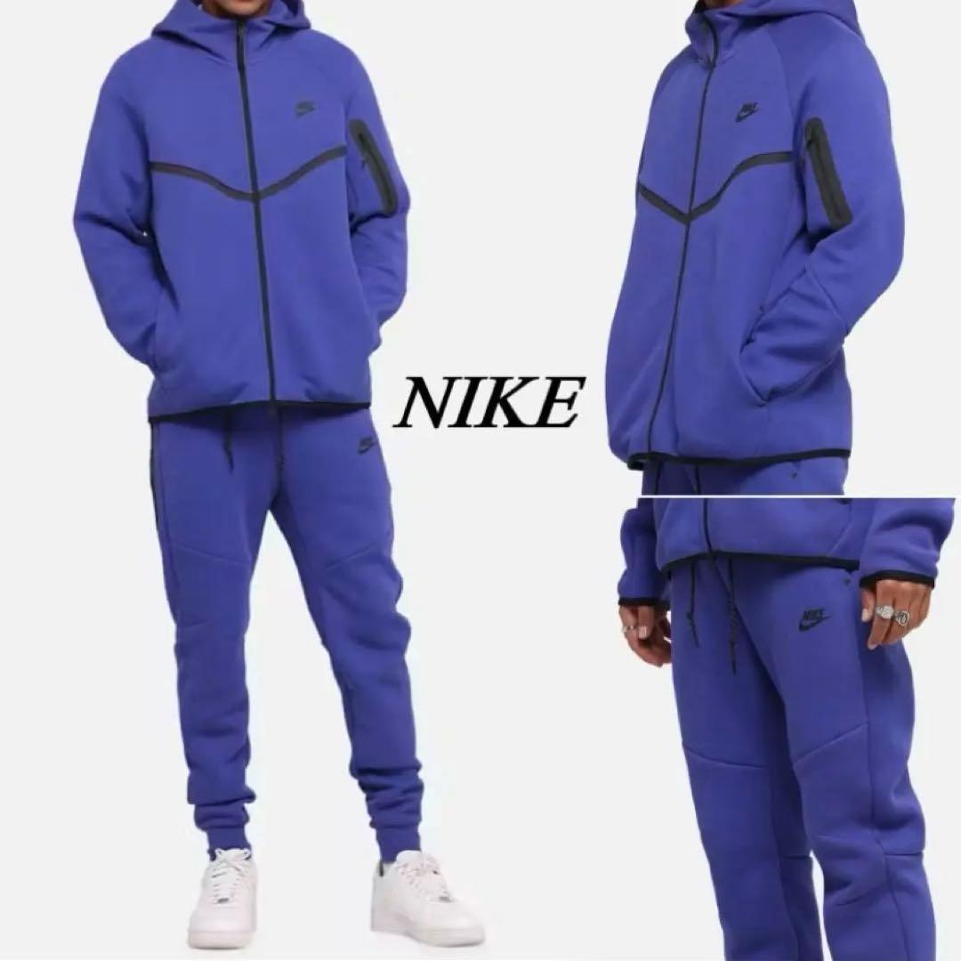 NIKE テックフリース 紫 セットアップM central cee着用 正規品