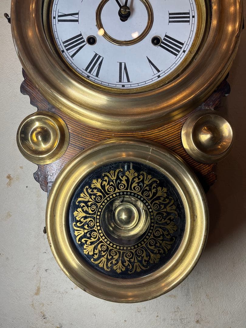 精工舎　ダルマ時計　柱時計　古時計　振り子　ゼンマイ　アンティーク時計　レトロ