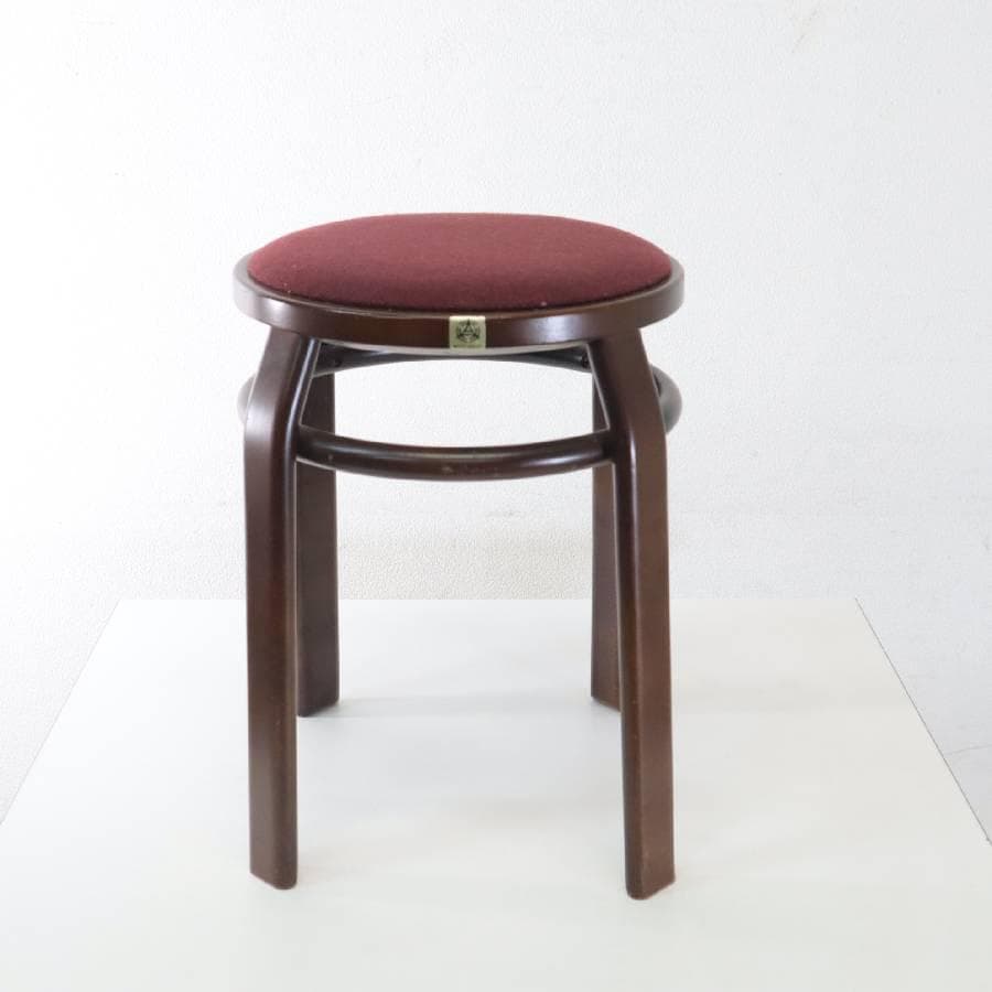 2脚まとめ買い IDC大塚家具 秋田木工 201 スツール ブナ材 ウォールナッ