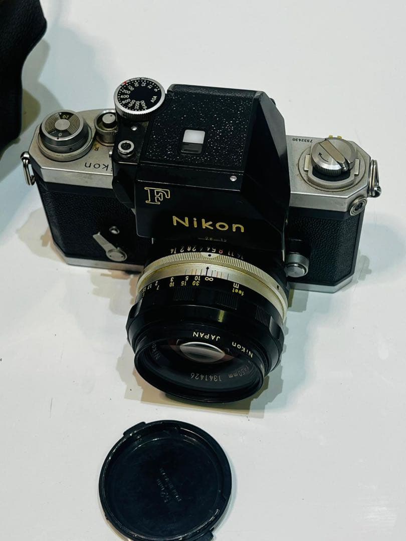 Nikon F 一眼レフカメラ Nikkor 50mmレンズ付き 動作未確認