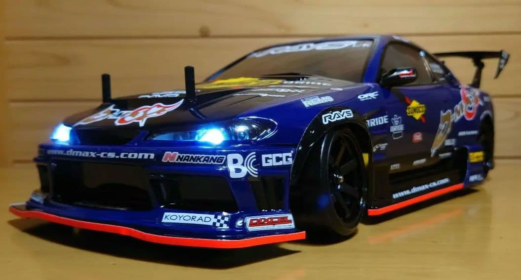 ①D-MAX横井昌志S15ボディLED付＆②ドリパケスープラRTR白フルセット新