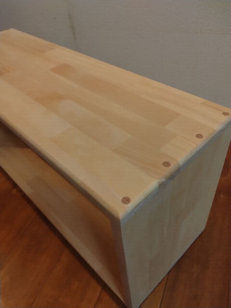 木製　ハンドメイド　オーダー　ロの字　シェルフ　棚　ラック　テレビ台