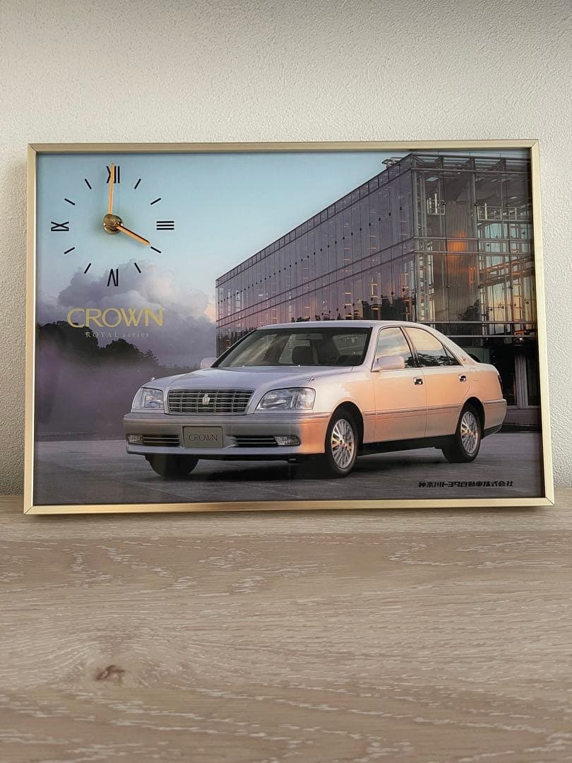 TOYOTA トヨタクラウン　壁掛け時計　パネル時計　非売品