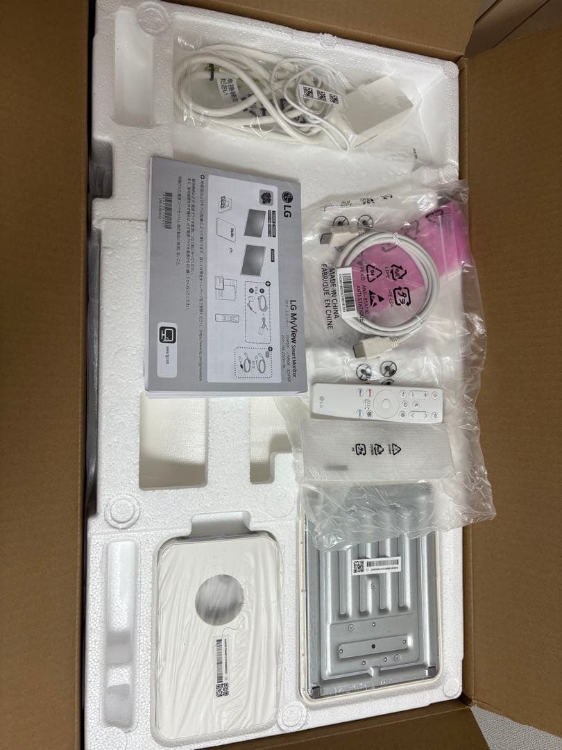 【美品】LG スマートモニター 25SR50F-W 2025年製