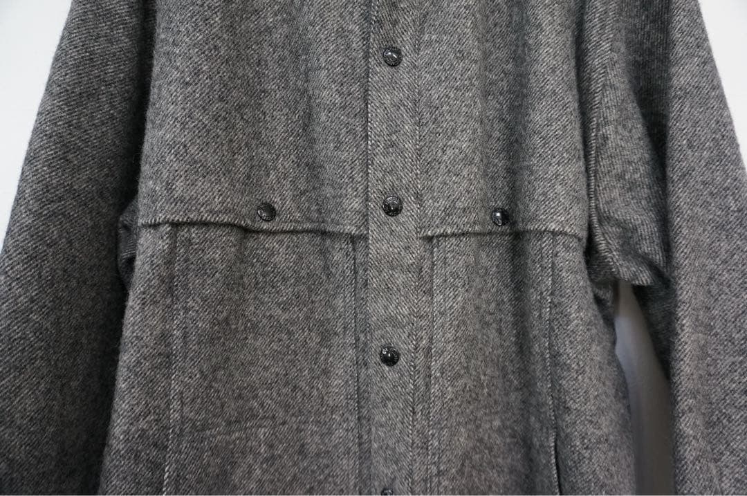 【美品】FILSON フィルソン ケープジャケット Lグレー　ダブルマッキーノ