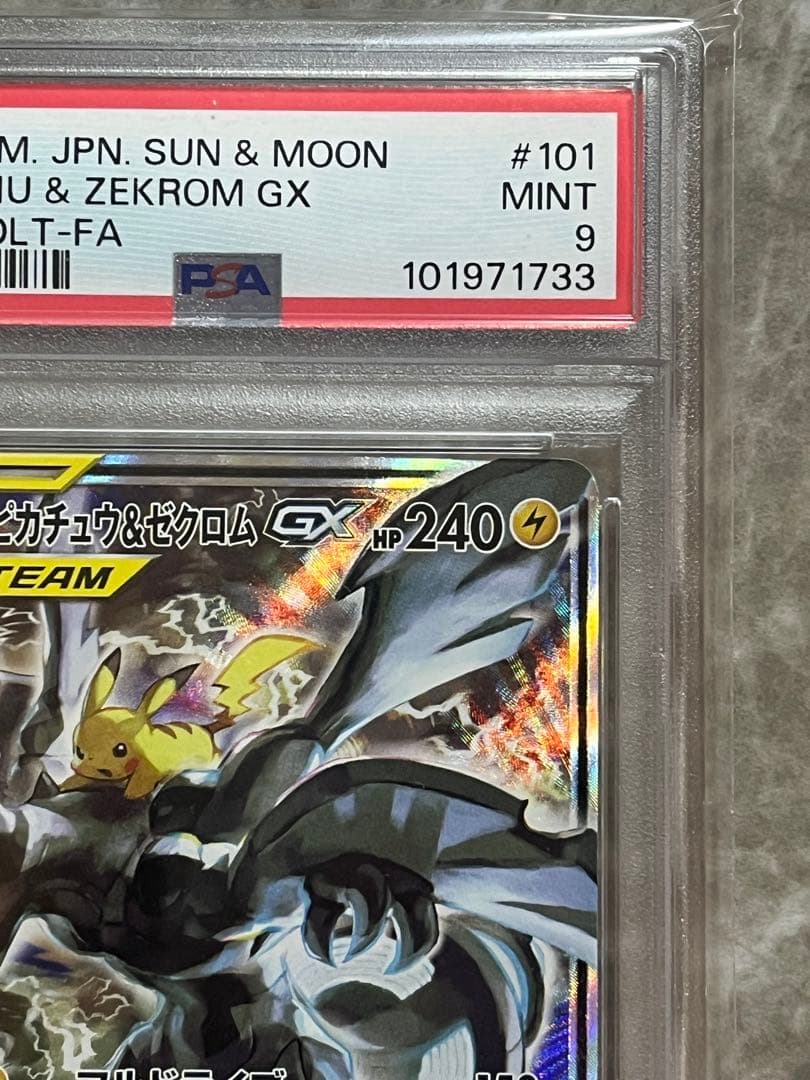 ピカチュウ＆ゼクロムpx sa psa9
