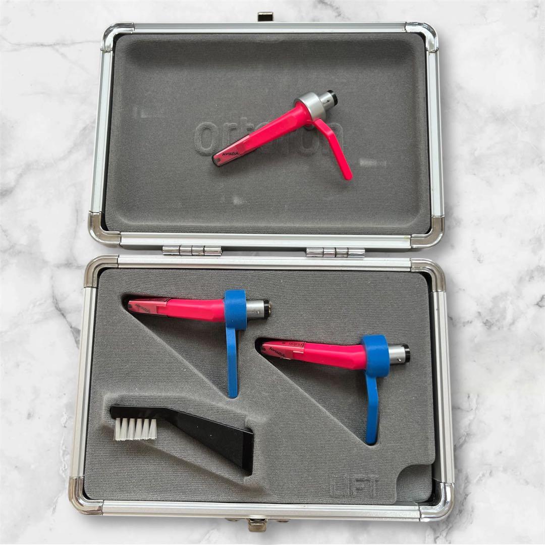 ortofon オルトフォン scratchカートリッジ 3本セット ケース付き