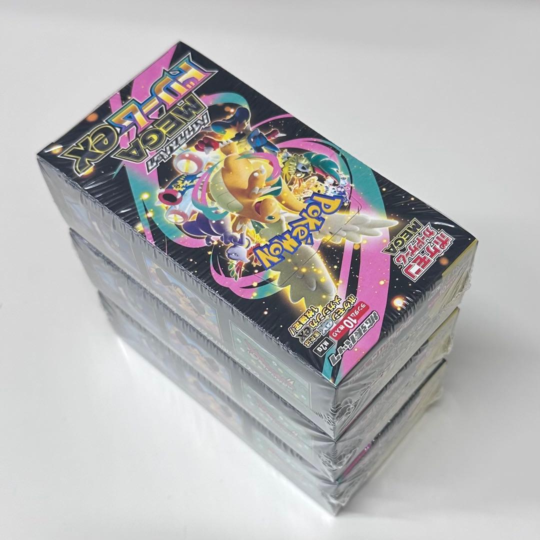 ポケモンカードゲーム MEGAドリームex シュリンク付き 3box