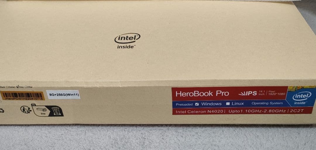 【初期化済み】ノートパソコンHerobook Pro14.1インチ CHUWI