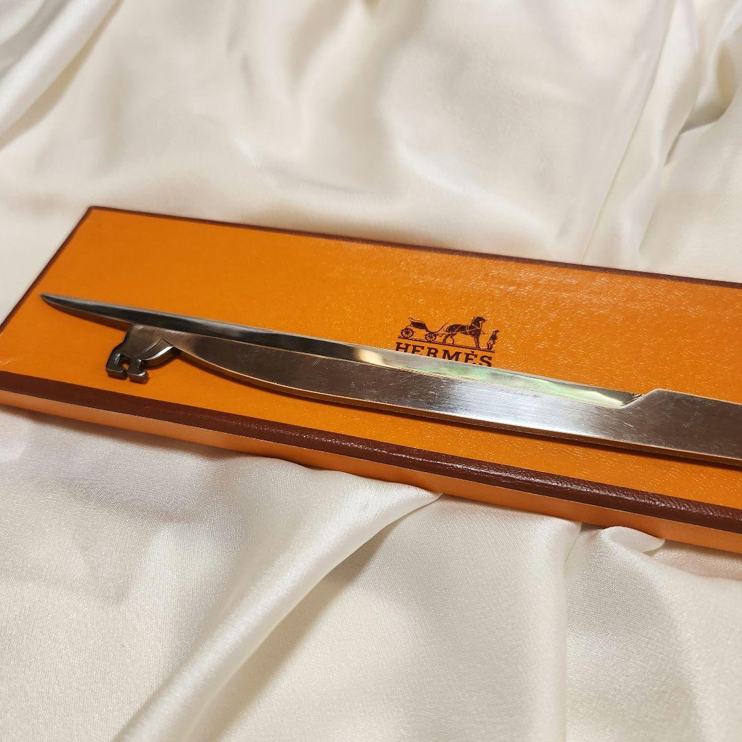 エルメス　ヴィンテージ　ペーパーナイフ　ダックスフンド