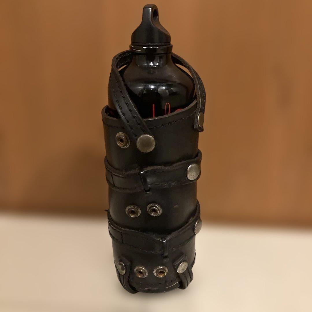 バイク　ガソリン携行缶　携行缶ホルダー　セット　レザー　本革