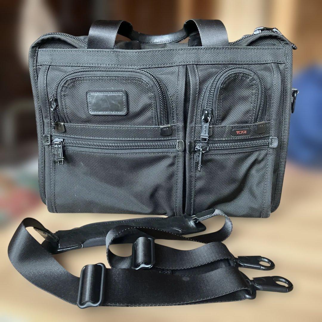 TUMI 26141DH ALPHA ビジネスバック　使用頻度少　長期保管品