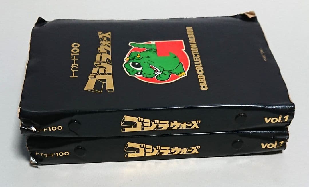 【キラカード未使用】トイカード100 ゴジラウォーズ 全種＋アルバム２冊