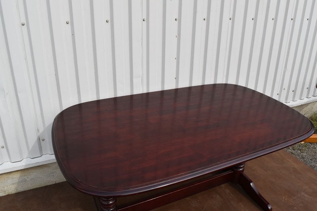 4人掛 カリモク オーバルテーブル