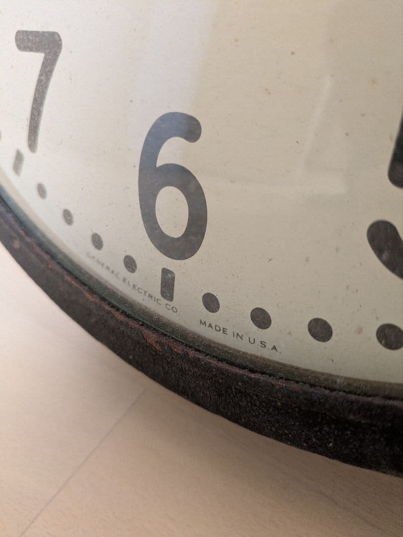 【アンティーク】General Electric ／壁掛け時計