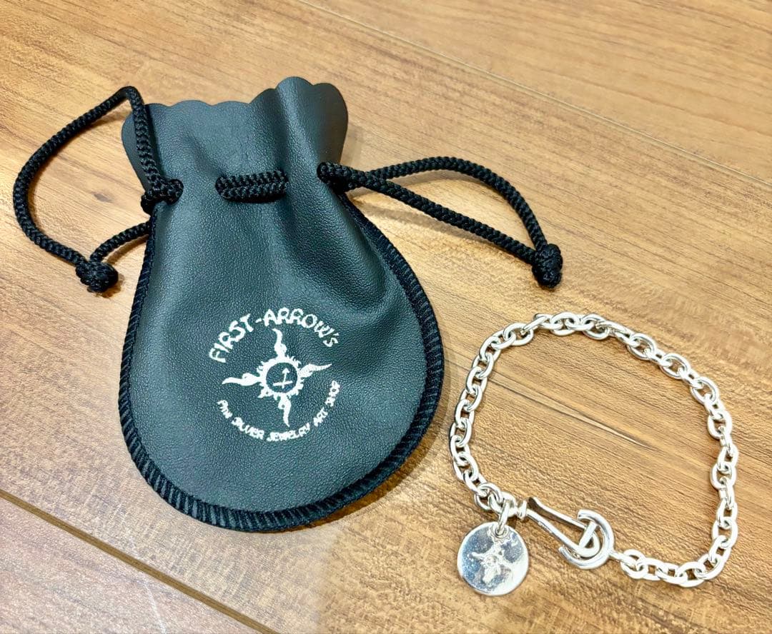 FIRST ARROWS: メタル付 1.5φチェーンブレスレット