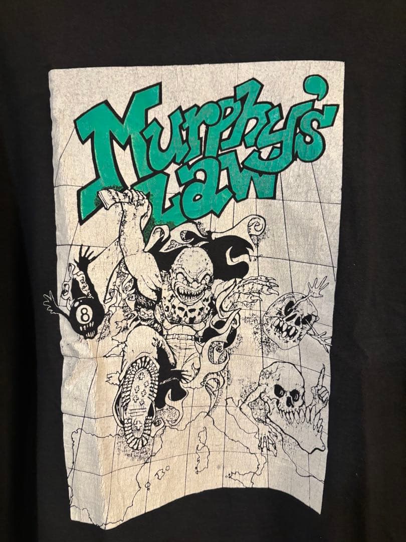 マーフィーズロウ　murphys law 90s ツアーTシャツ　NYHC