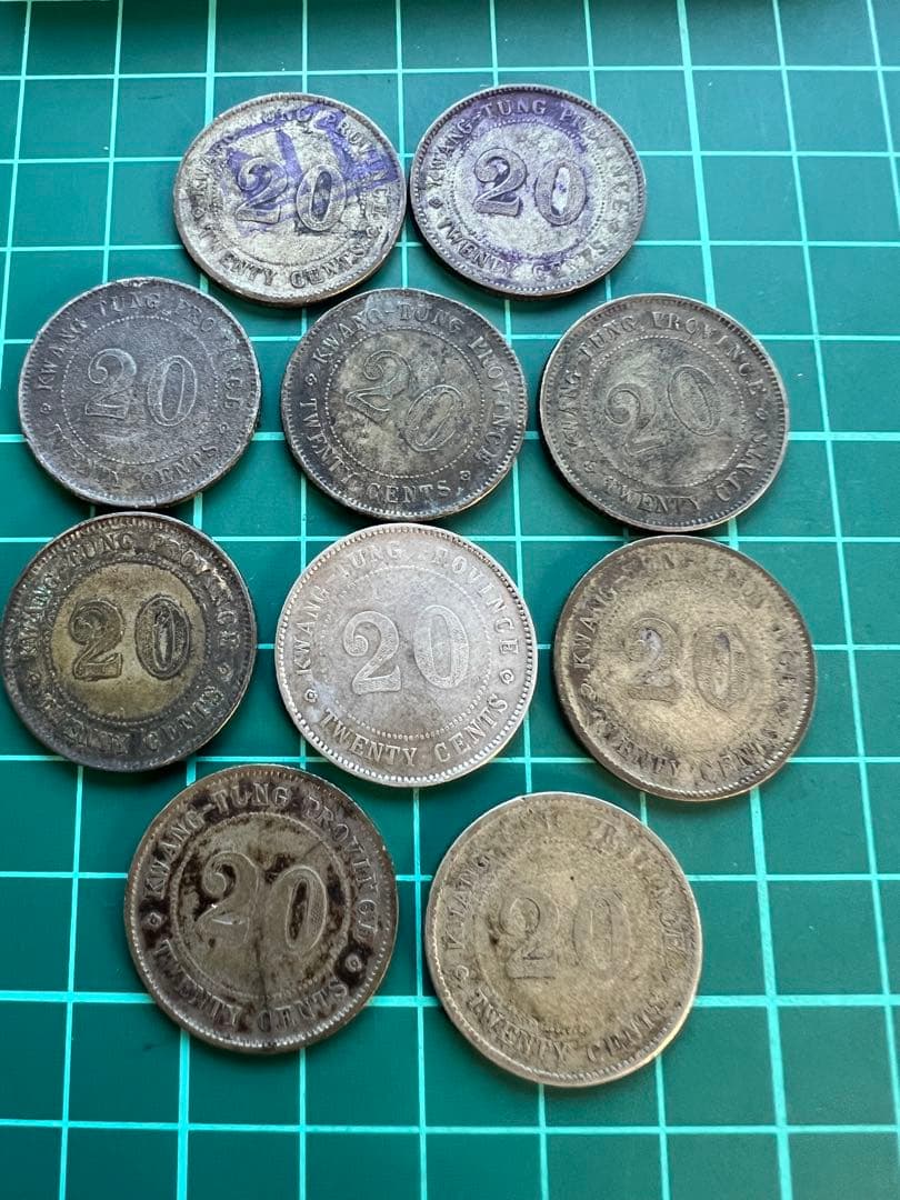 外国銀貨　中国銀幣　20C銀貨 10枚まとめロット
