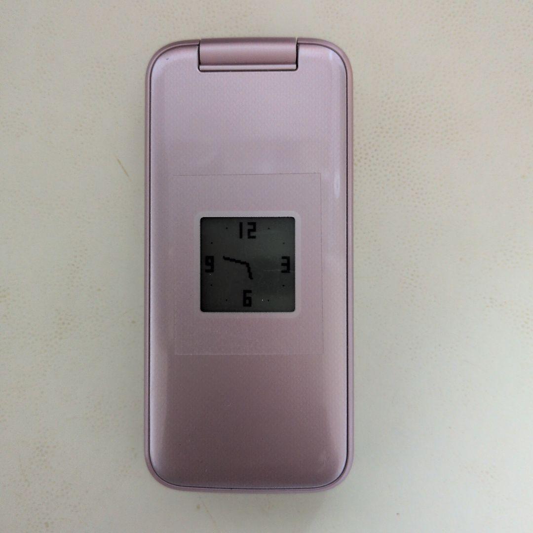 猫まる☆美品☆docomo らくらくホン ピンク ガラケー F-01M