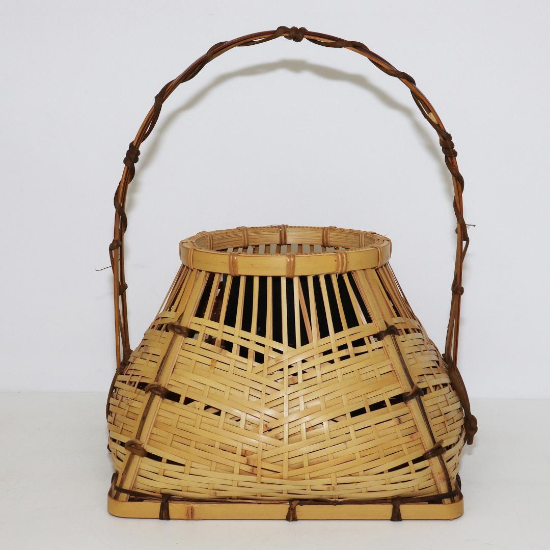 宗全籠　花入れ　花籠　茶道具　茶道具　華道具