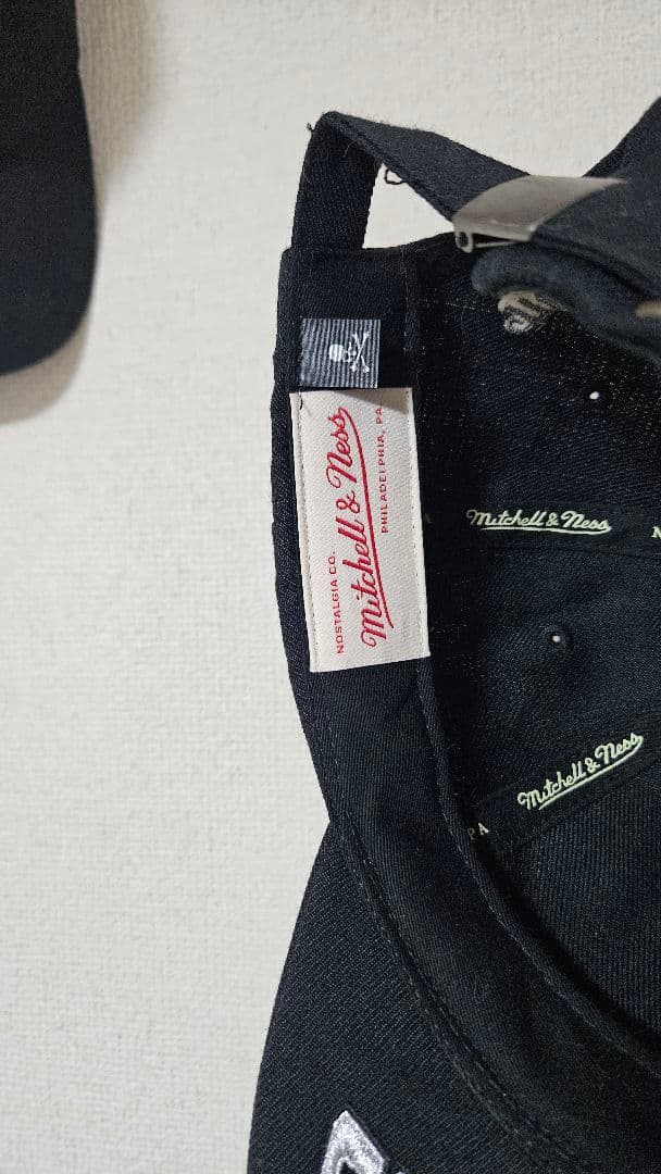 mastermind JAPAN × Mitchell & Ness キャップ黒