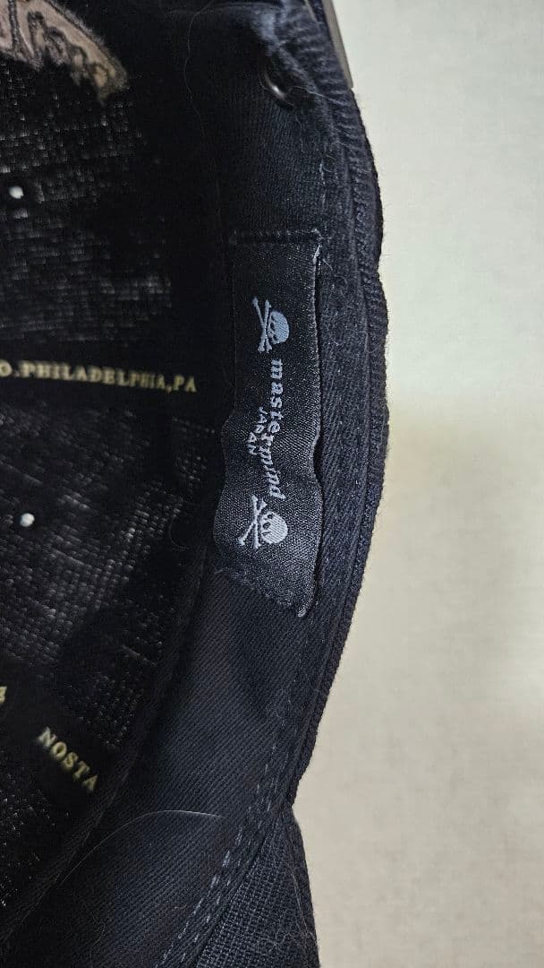 mastermind JAPAN × Mitchell & Ness キャップ黒