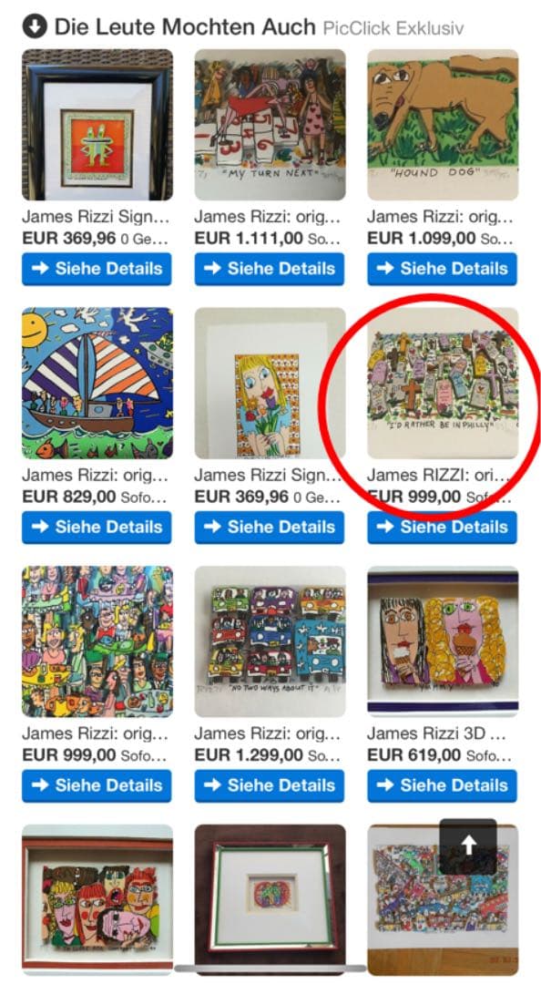 中古　ジェームスリジィJames RIZZI original 3D