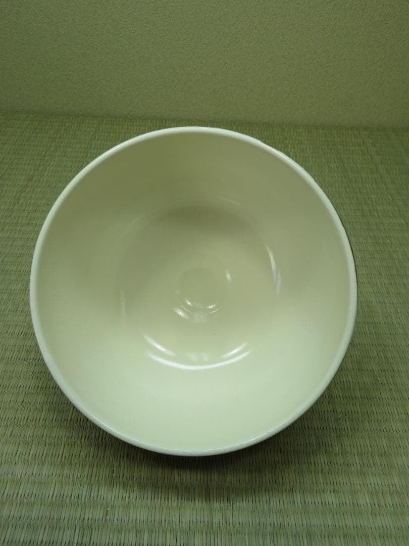 抹茶茶碗　桃の花