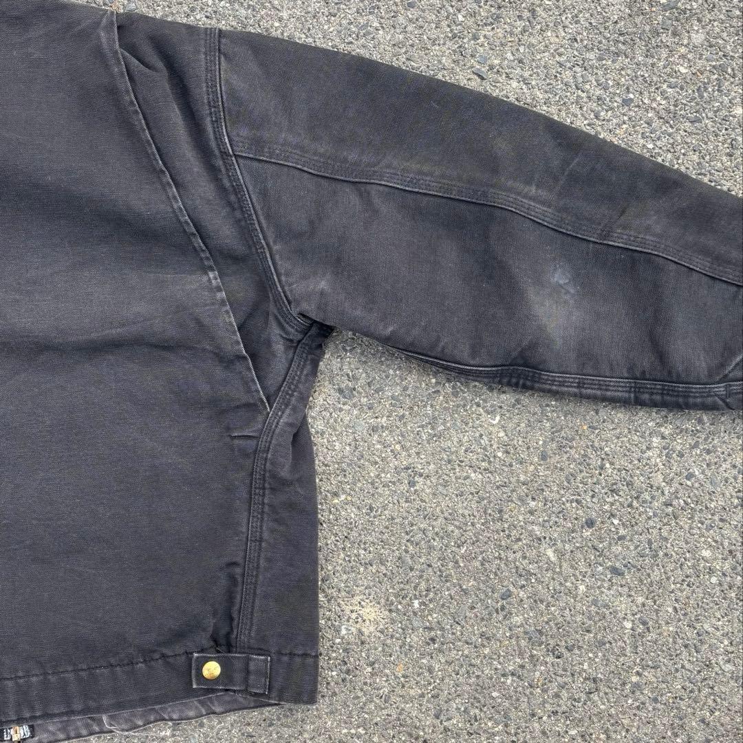 Carhartt デトロイトジャケット ブラック コーデュロイ襟 USA