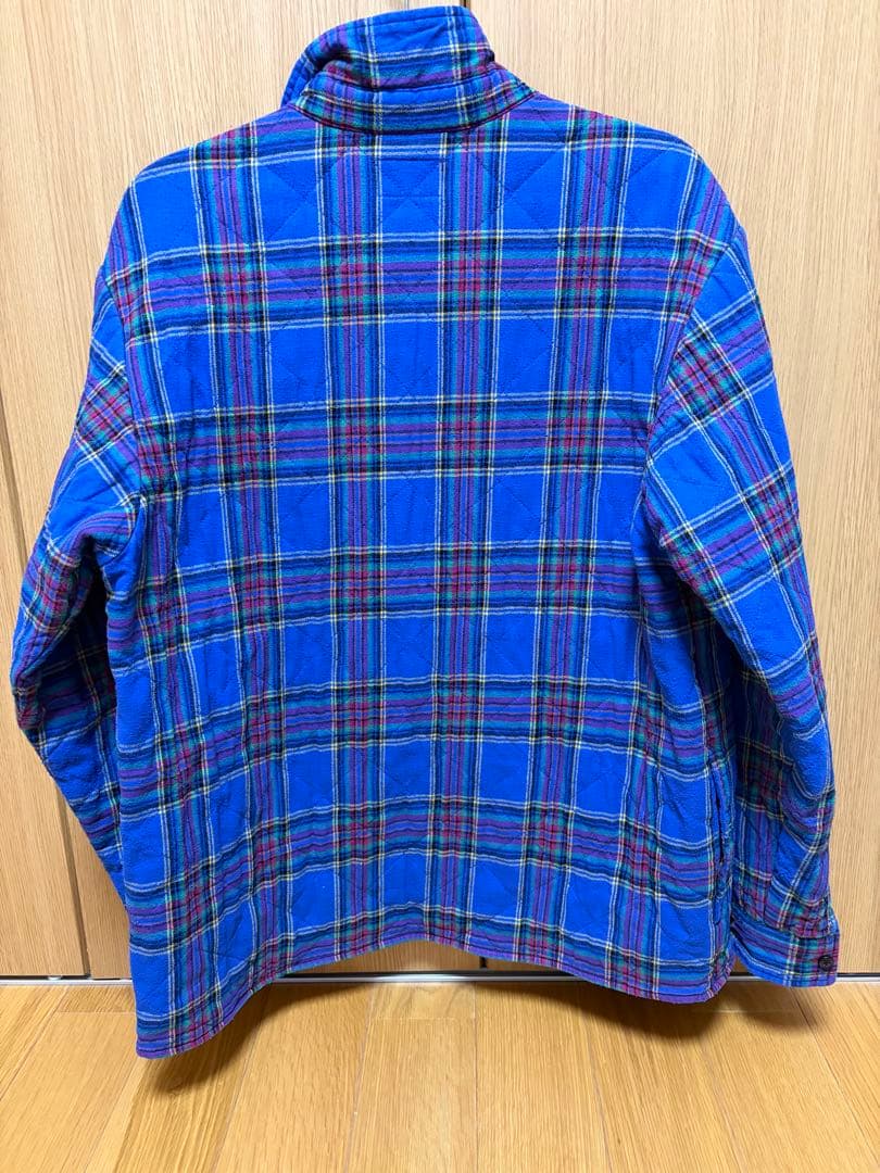 supreme 21aw Quilted Plaid フランネルシャツ