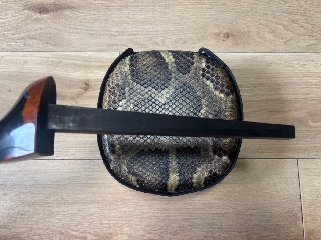 のーりーさん専用　ヘビ柄三線本体　タマイ真壁型