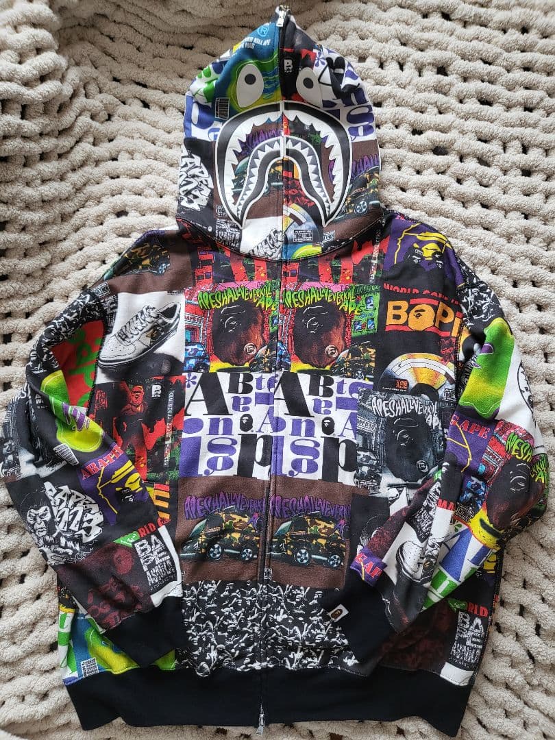 ア ベイシング エイプ フルジップパーカー