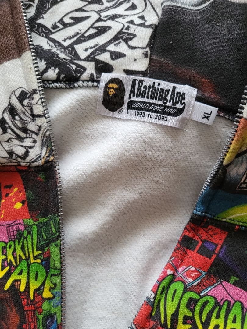 ア ベイシング エイプ フルジップパーカー