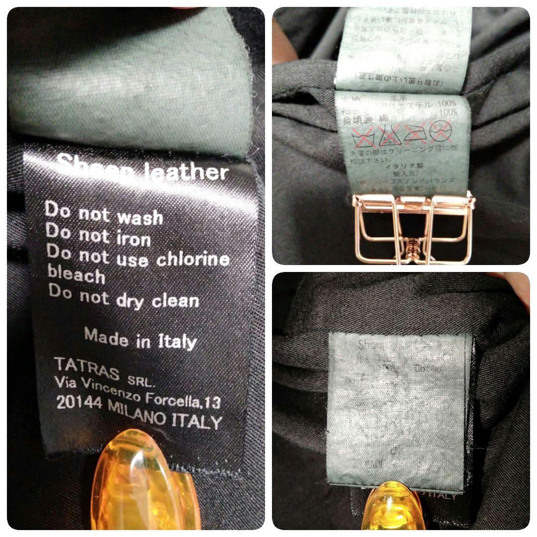 イタリア製　羊革　タトラス　TATRAS　LAT40.8　レザー　ジャケット