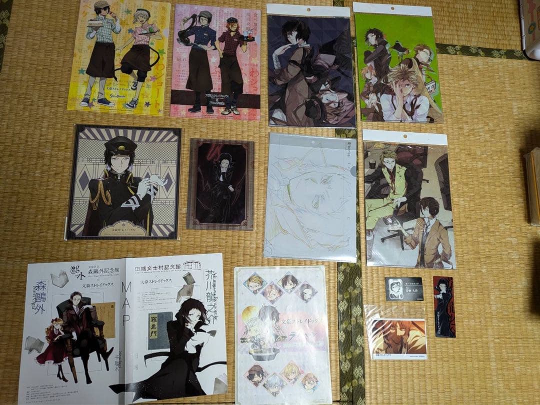 文豪ストレイドッグス　クリアファイル　色紙　グッズセット