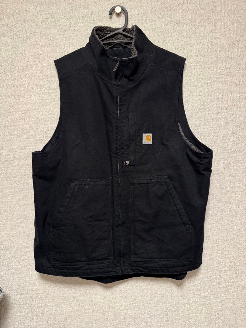 Carhartt ブラック ベスト　ルーズフィット ベスト M