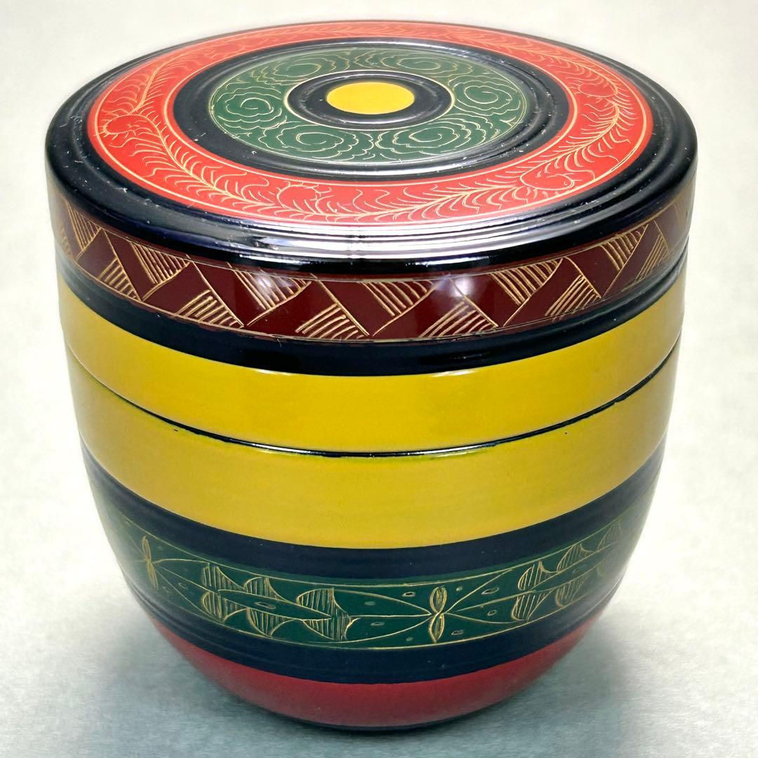 棗　『中嶋宗峰　唐物写　独楽中棗』　漆器　お茶道具　茶道　共箱　工芸品