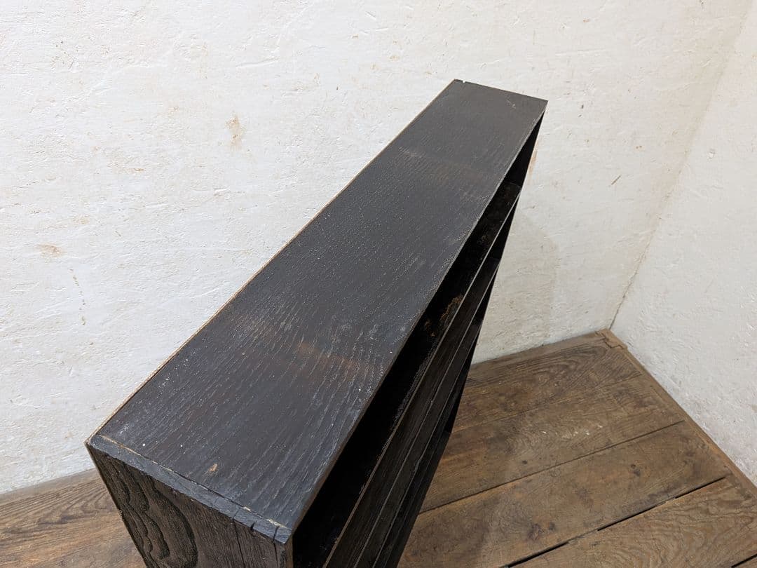 1131 ビンテージ　薄型　ディスプレイラック　飾り棚　陳列棚　小物入れ　レトロ